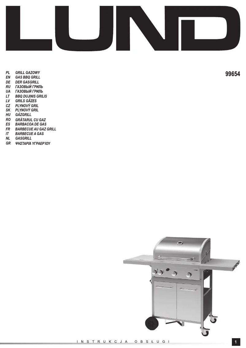 Image de la première page du manuel de l'appareil 99654