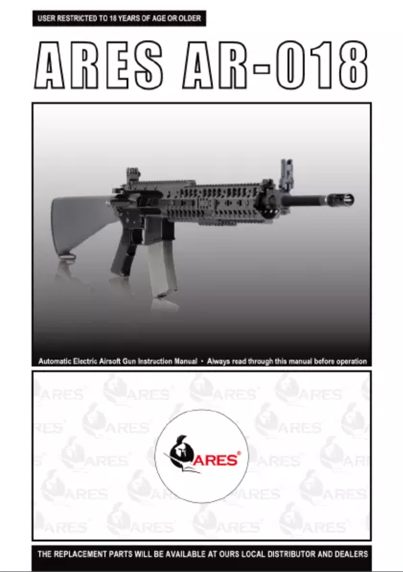 Page n°1 - Manuel utilisateur Ares AR-018