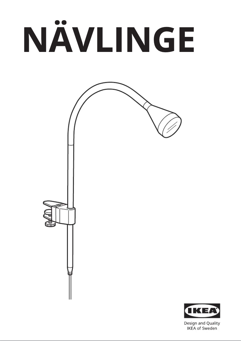 Image de la première page du manuel de l'appareil NÄVLINGE 104.082.73