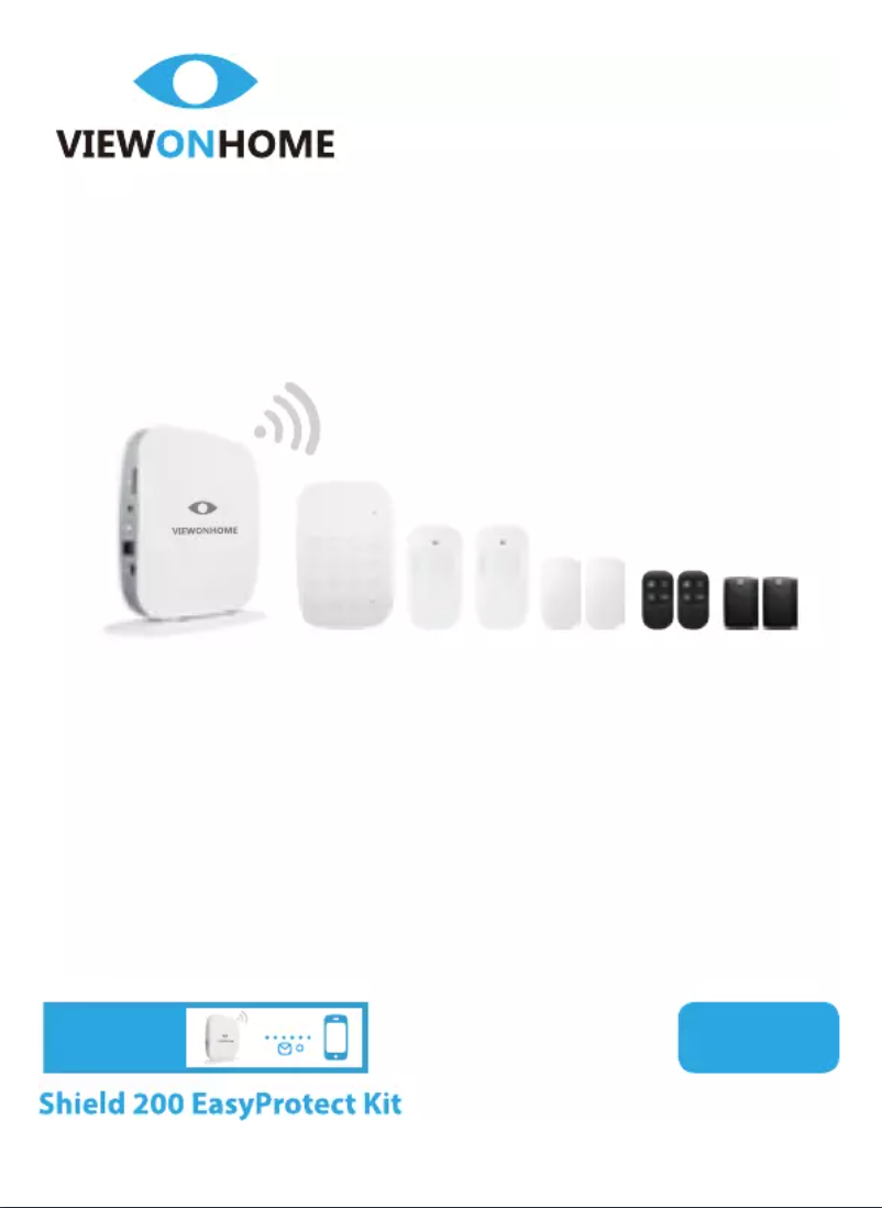 Image de la première page du manuel de l'appareil Shield 200 EasyProtect kit