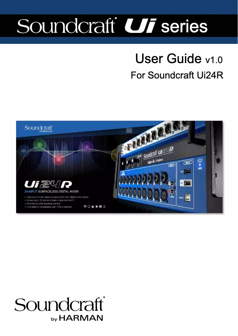 Image de la première page du manuel de l'appareil Ui24R