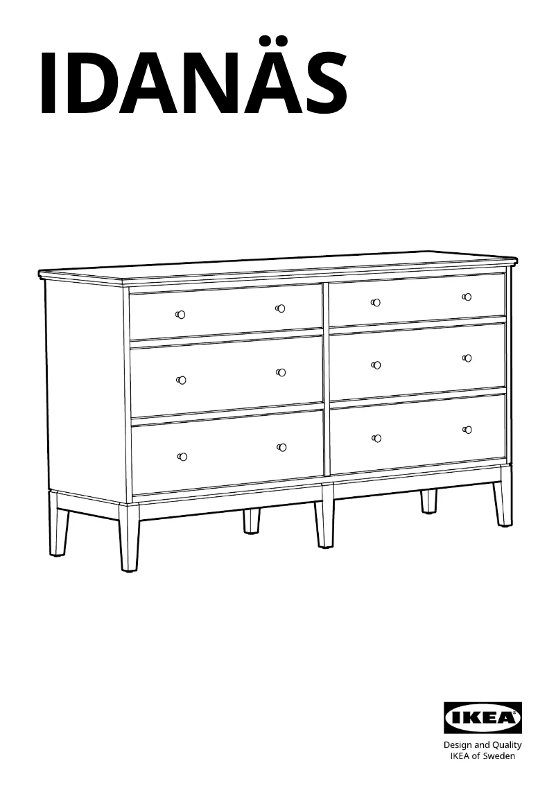 Image de la première page du manuel de l'appareil IDANÄS 304.587.14