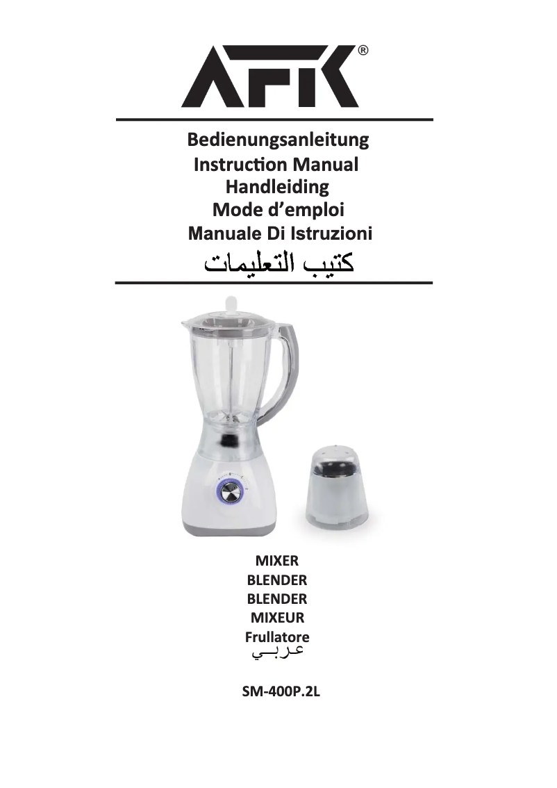 Imagen de la primera página del manual del dispositivo SM-400P.2L