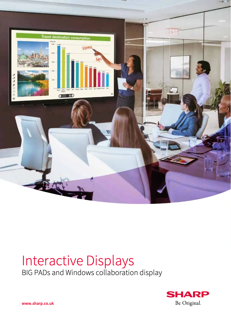 Page 1 de la notice Brochure Sharp PN-CD701