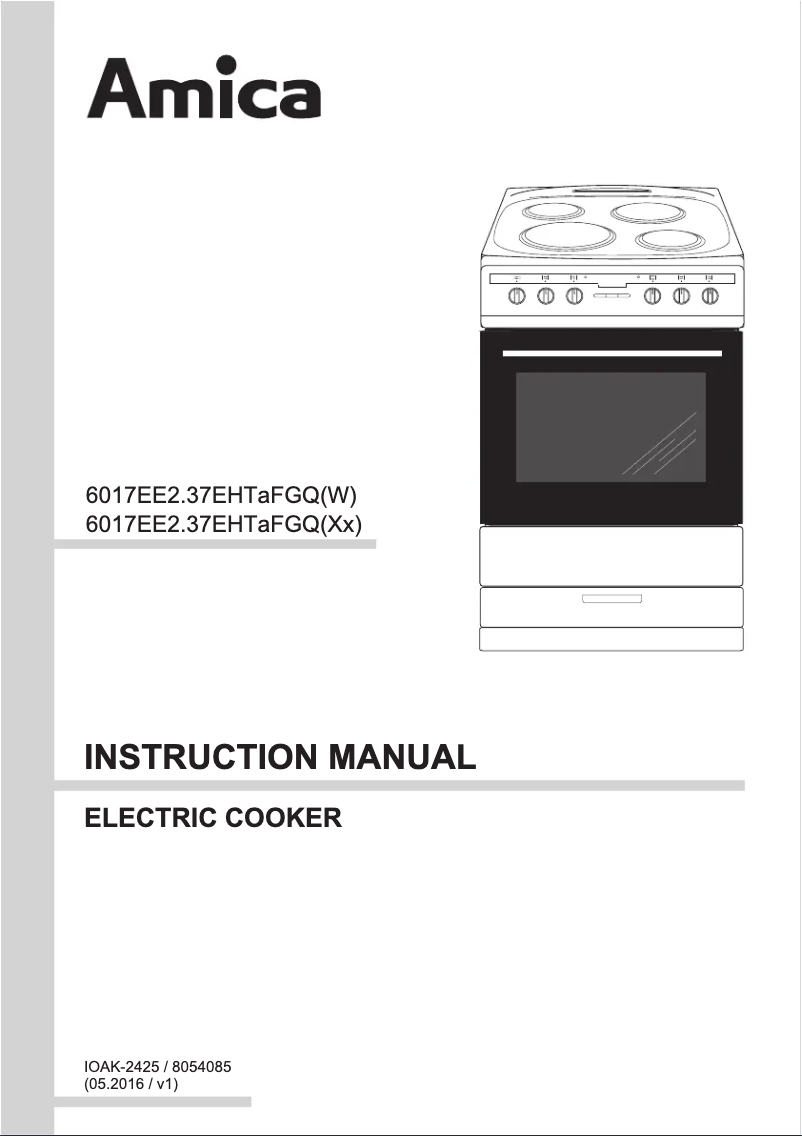 Página 1 del manual Manual de usuario Amica 608EE2TAXX