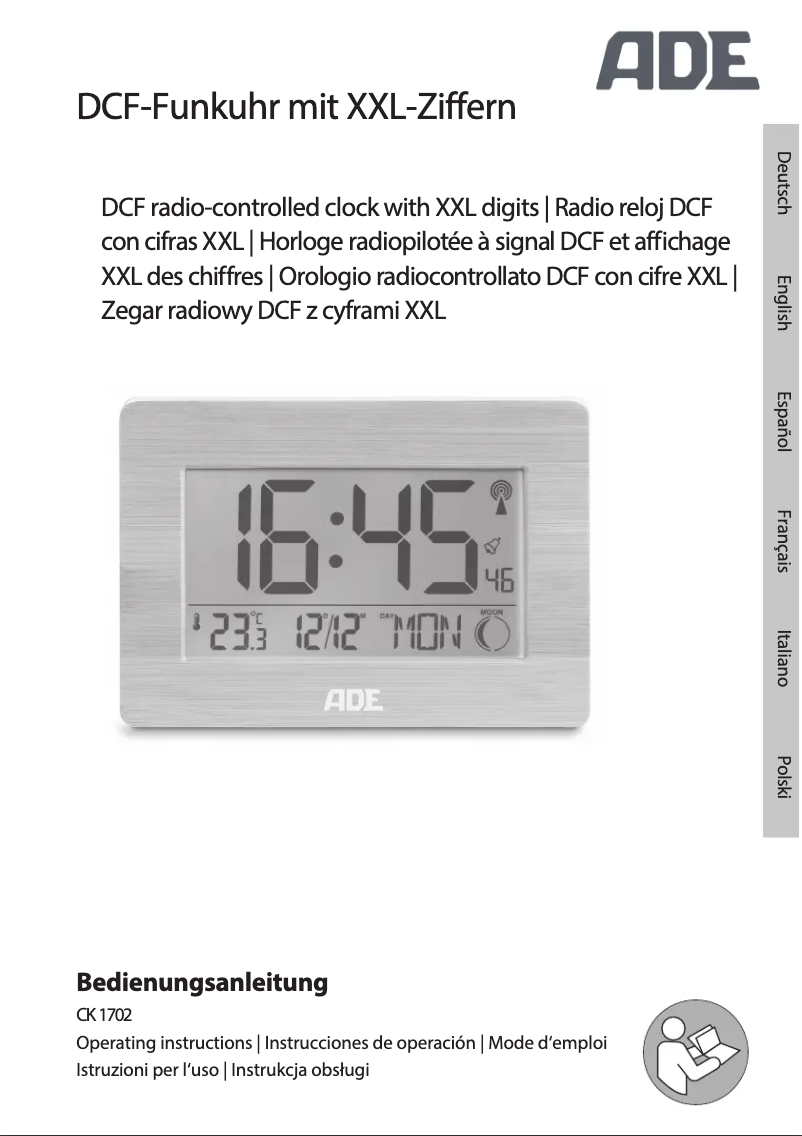 Image de la première page du manuel de l'appareil CK 1702