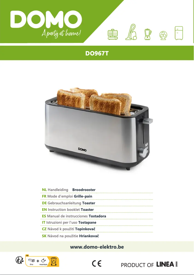 Image de la première page du manuel de l'appareil DO967T