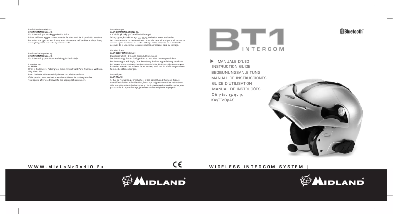 Image de la première page du manuel de l'appareil BT1