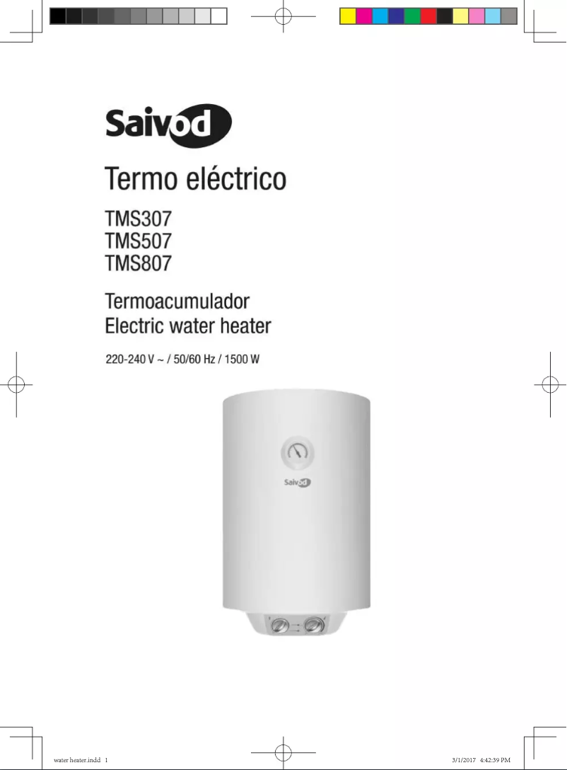 Page 1 de la notice Manuel utilisateur Saivod TMS307