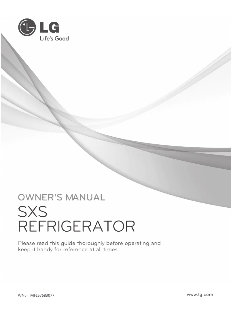 Image de la première page du manuel de l'appareil GC-L207GSYV