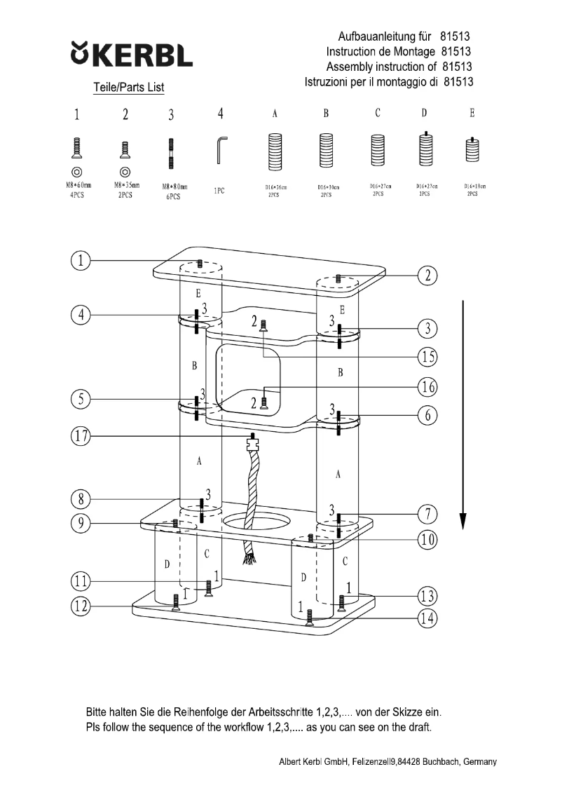 Page 1 de la notice Manuel utilisateur Kerbl Gentle Giant 81513