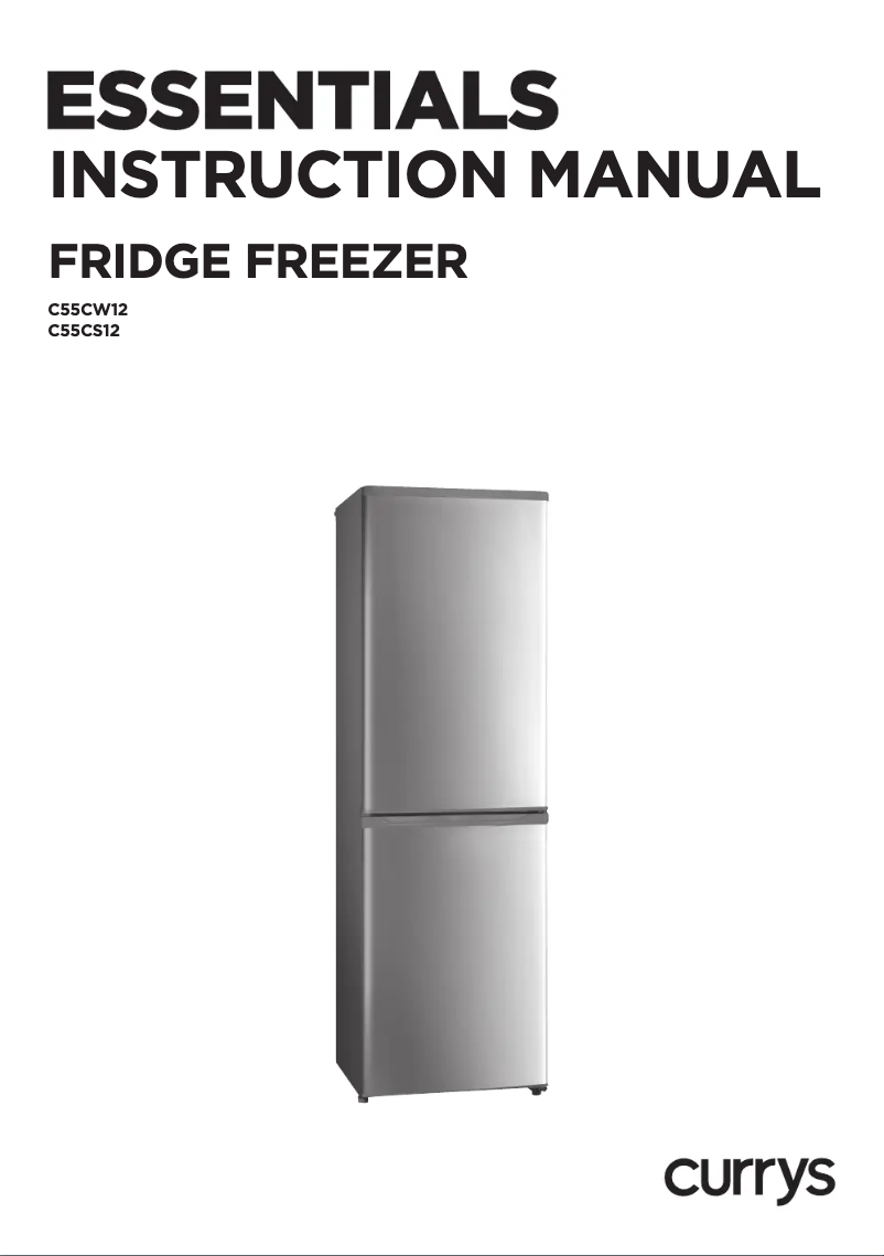 Page 1 de la notice Manuel utilisateur Currys Essentials C55CS12