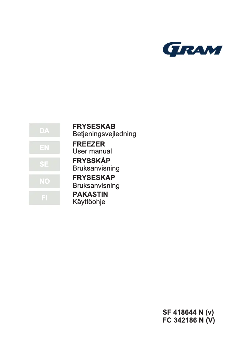 Image de la première page du manuel de l'appareil FC 342186 N (V)