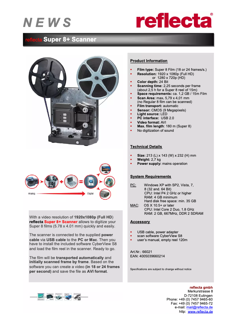 Image de la première page du manuel de l'appareil Super 8+