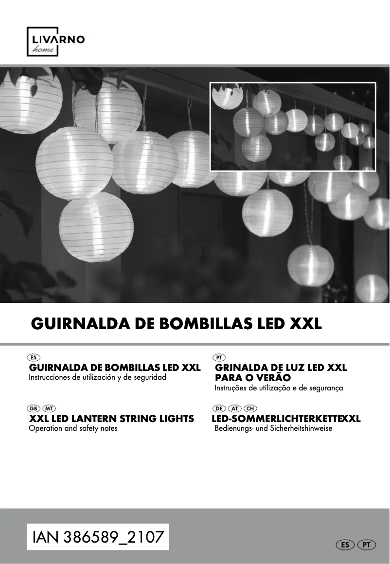 Page 1 de la notice Manuel utilisateur Livarno Lux HG06009A