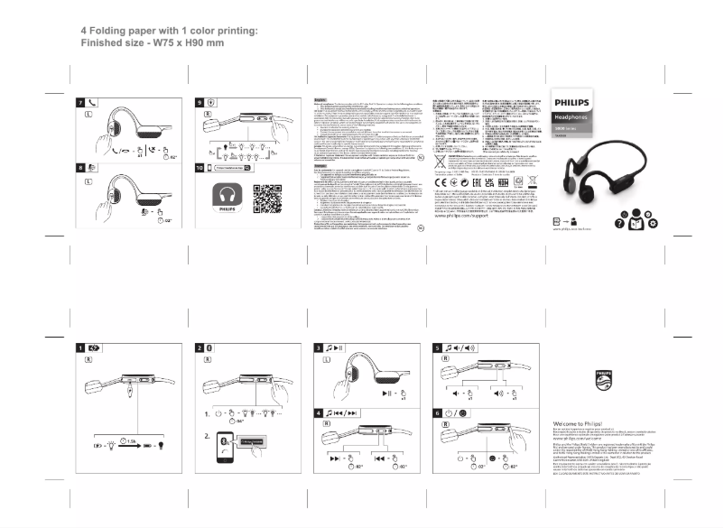 Page n°1 - Guide de démarrage rapide Philips TAA5608