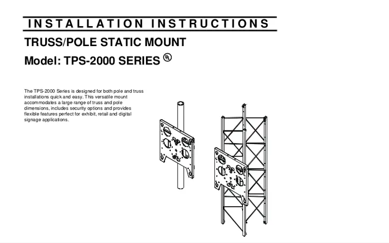 Page n°1 - Manuel utilisateur Chief TPS2045
