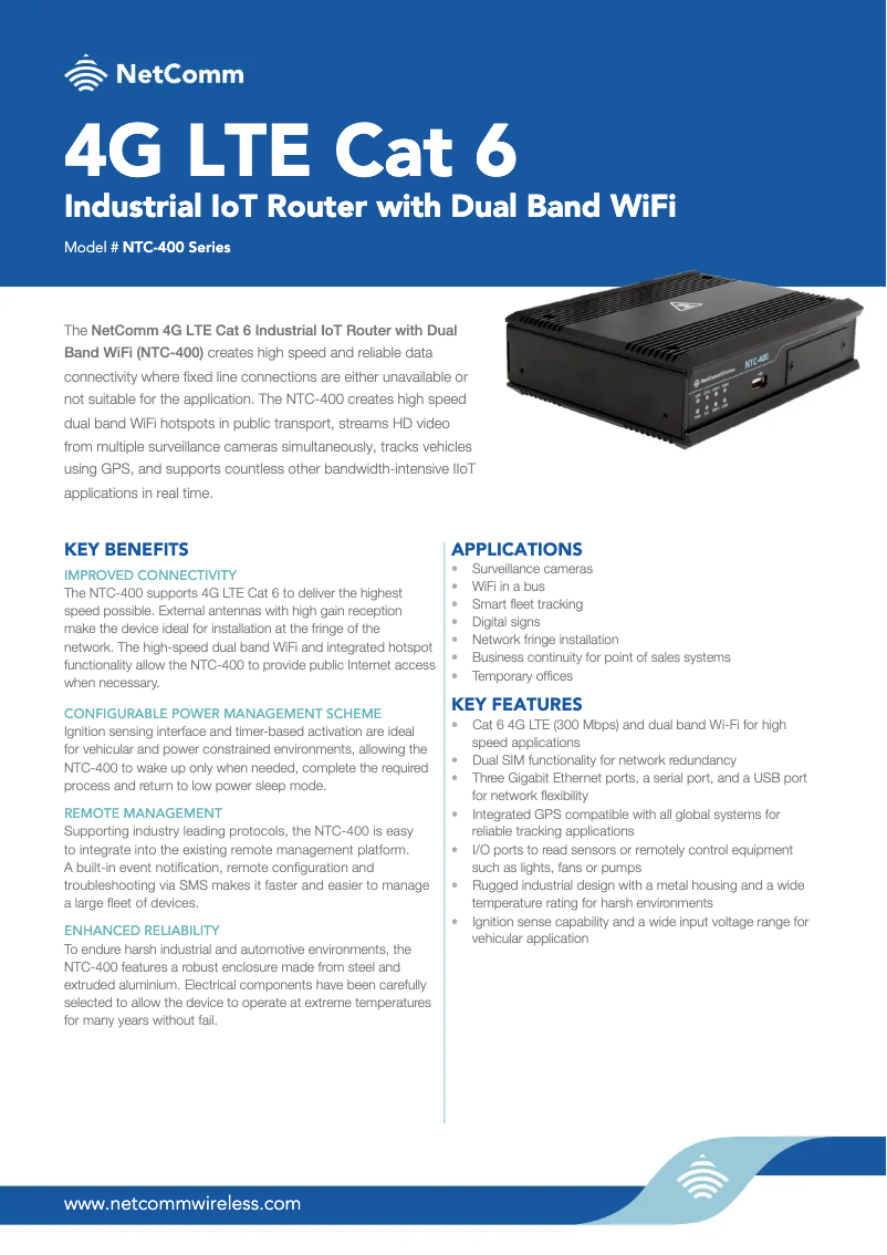 Image de la première page du manuel de l'appareil NTC-402-02