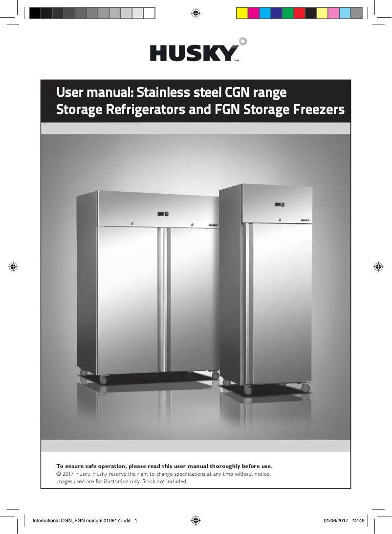 Page 1 de la notice Manuel utilisateur Husky CGN1400-AL