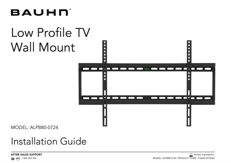 Page 1 de la notice Manuel utilisateur Bauhn ALPB80-0724