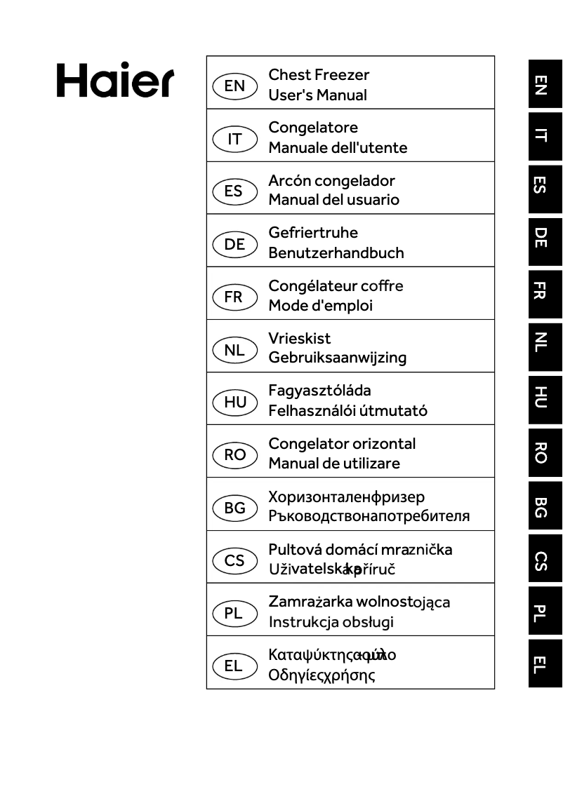 Page n°1 - Mode d'emploi Haier HCE200F