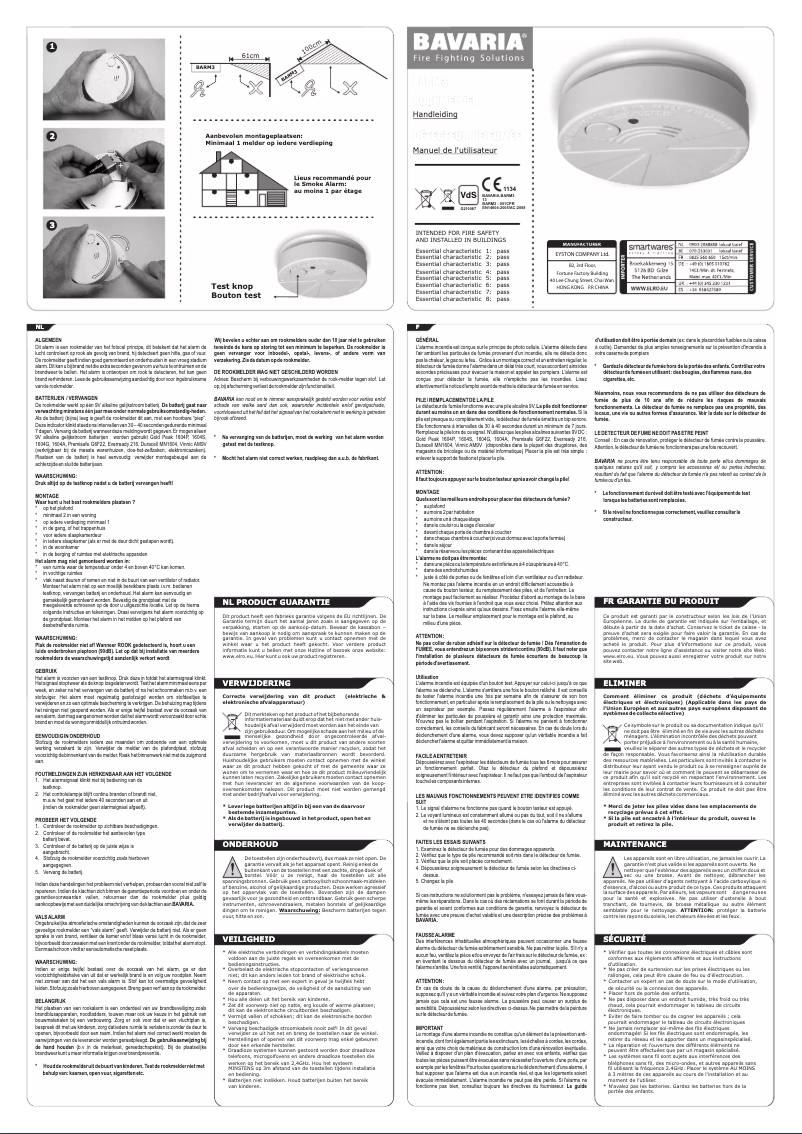 Página 1 del manual Manual de usuario Bavaria BARM3