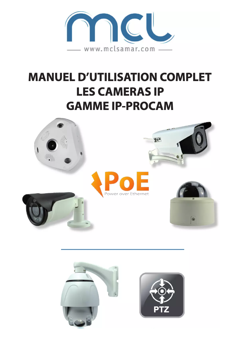 Page 1 de la notice Manuel utilisateur MCL IP-PROCAM/I-001