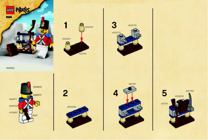 Page n°1 - Manuel utilisateur Lego Soldier's Arsenal
