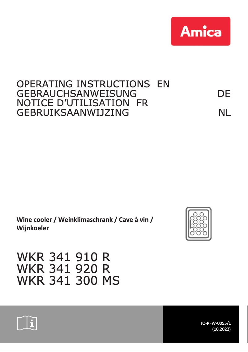 Image de la première page du manuel de l'appareil WKR 341 910 R