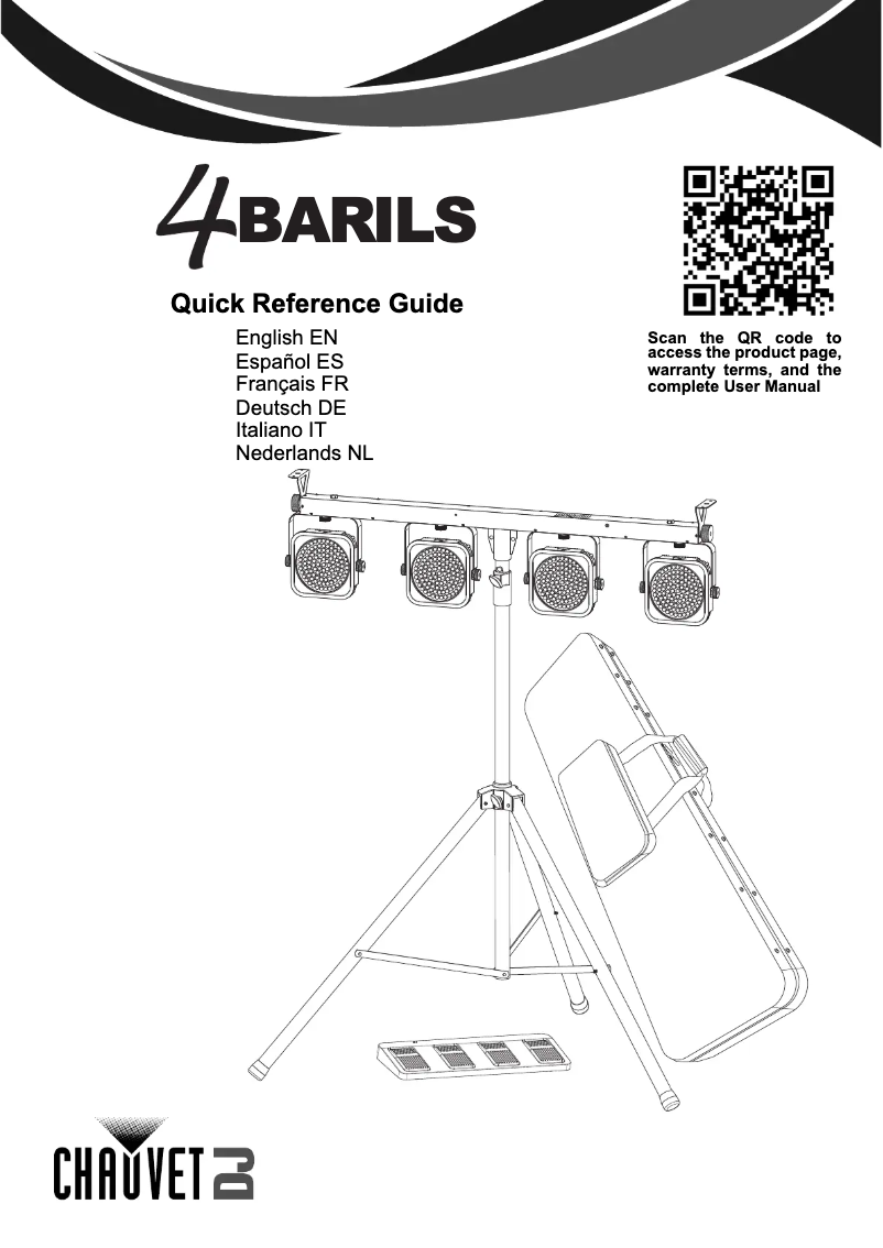 Page n°1 - Manuel utilisateur Chauvet 4BAR ILS