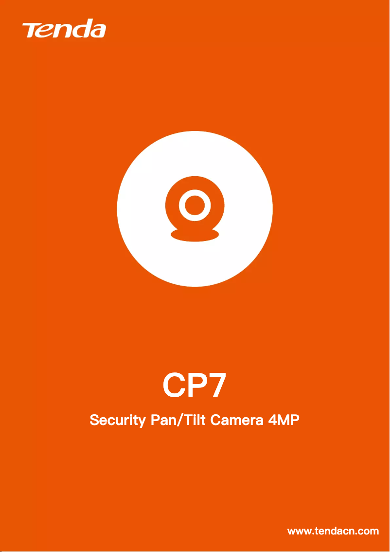 Image de la première page du manuel de l'appareil CP7