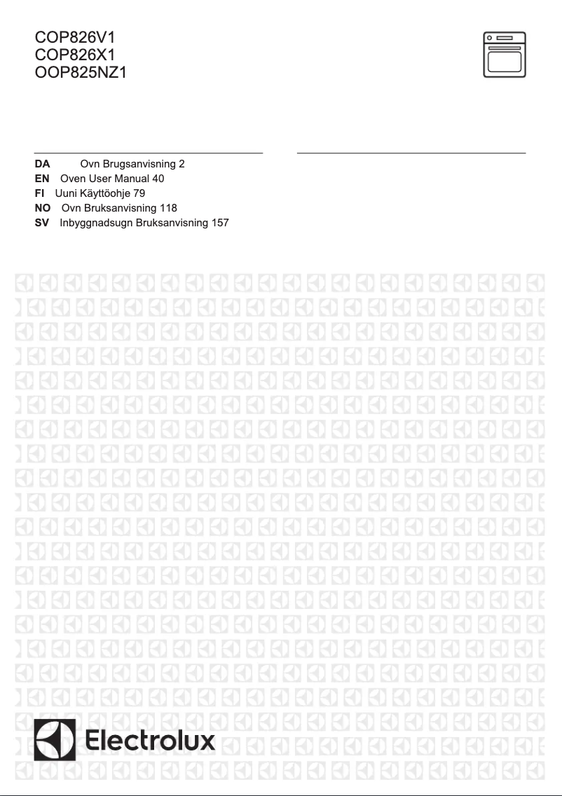 Página 1 del manual Manual de usuario Electrolux OOP825NZ1