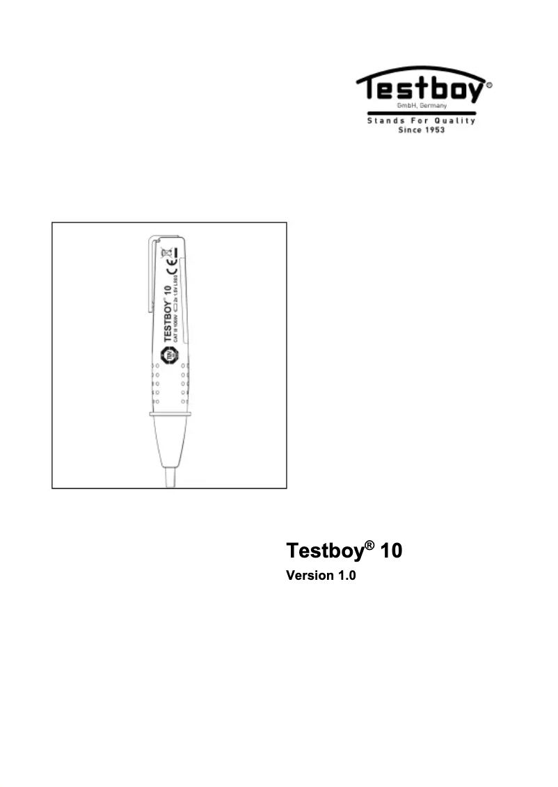 Image de la première page du manuel de l'appareil 10