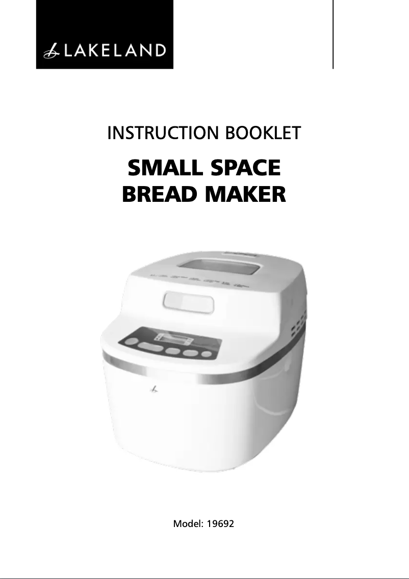 Page n°1 - Manuel utilisateur Lakeland 19692