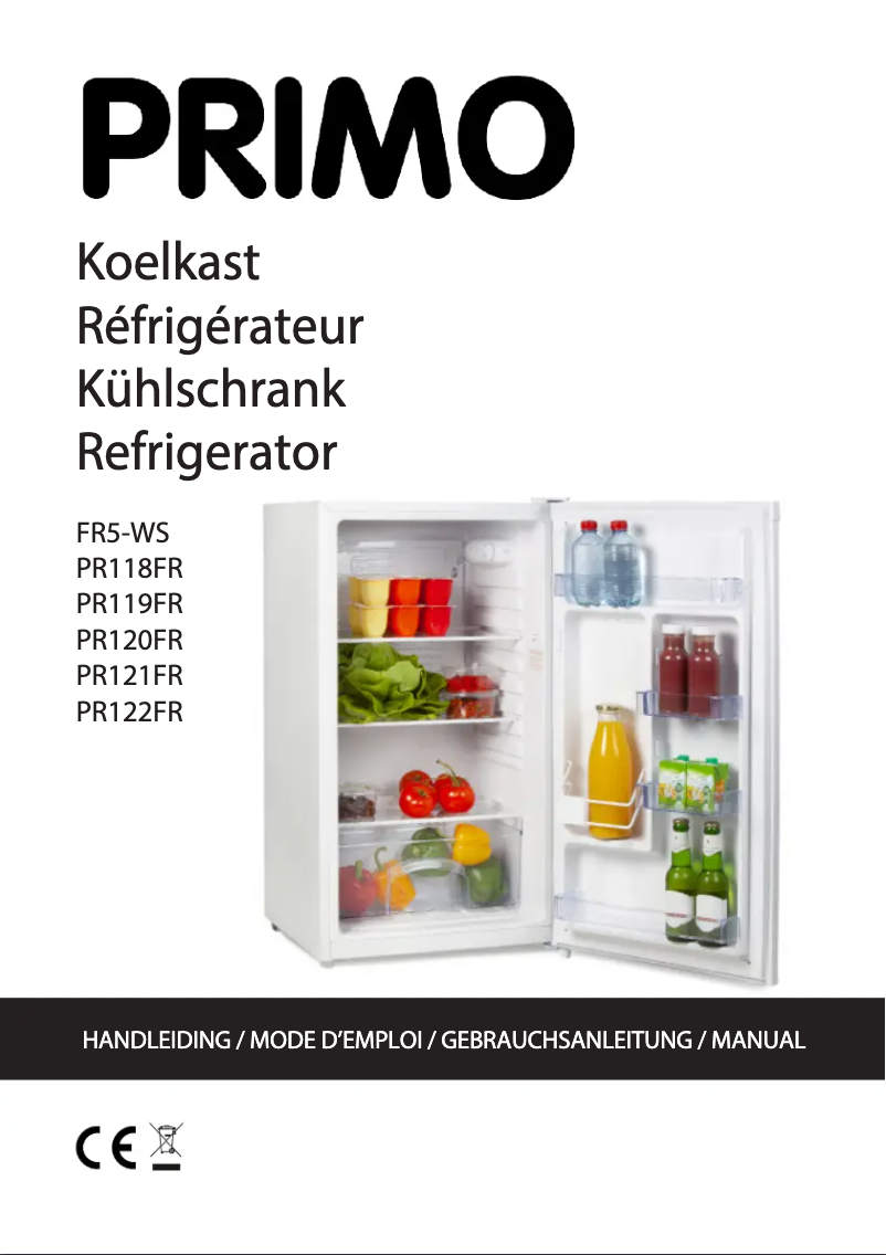 Imagen de la primera página del manual del dispositivo PR118FR