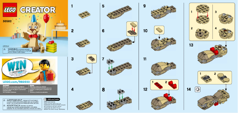 Image de la première page du manuel de l'appareil Creator 30582