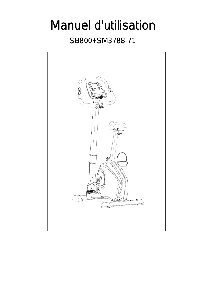 Page 1 de la notice Manuel utilisateur Techness SB800+SM3788-71
