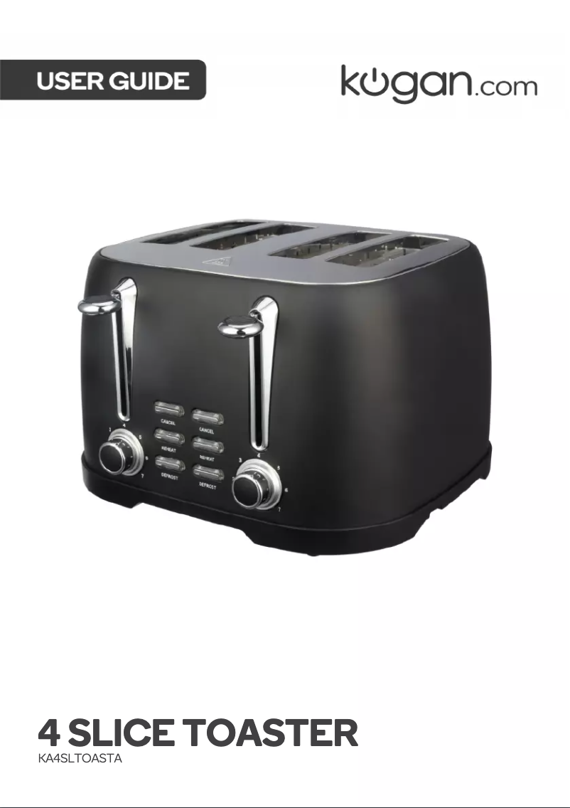 Page 1 de la notice Manuel utilisateur Kogan KA4SLTOASTA