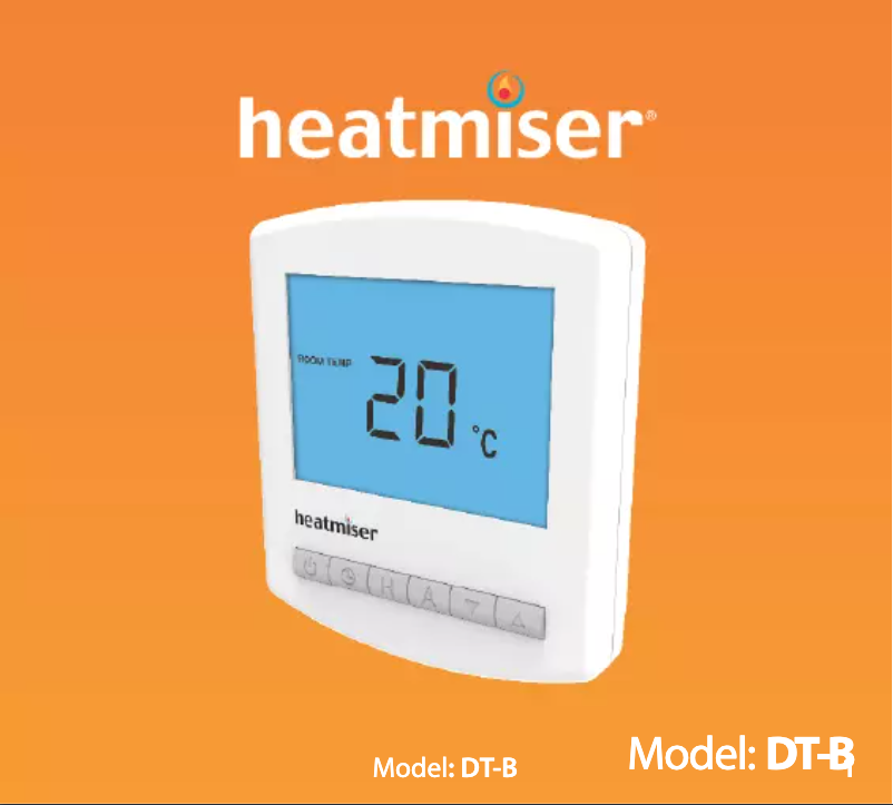 Page 1 de la notice Manuel utilisateur Heatmiser DT-B
