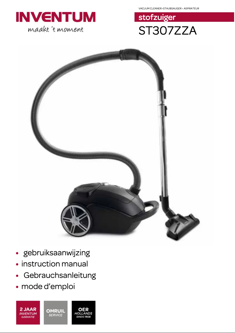 Page 1 de la notice Manuel utilisateur Inventum ST307ZZA