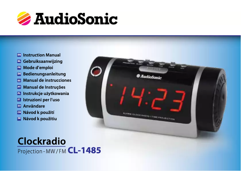 Page n°1 - Manuel utilisateur AudioSonic CL-1485