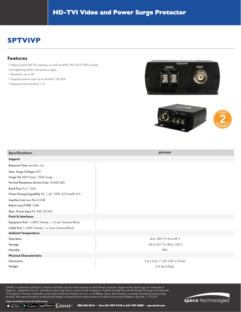 Image de la première page du manuel de l'appareil SPTVIVP