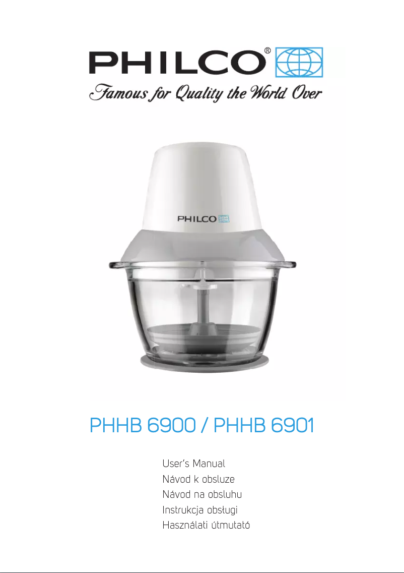 Page 1 de la notice Manuel utilisateur Philco PHHB 6900