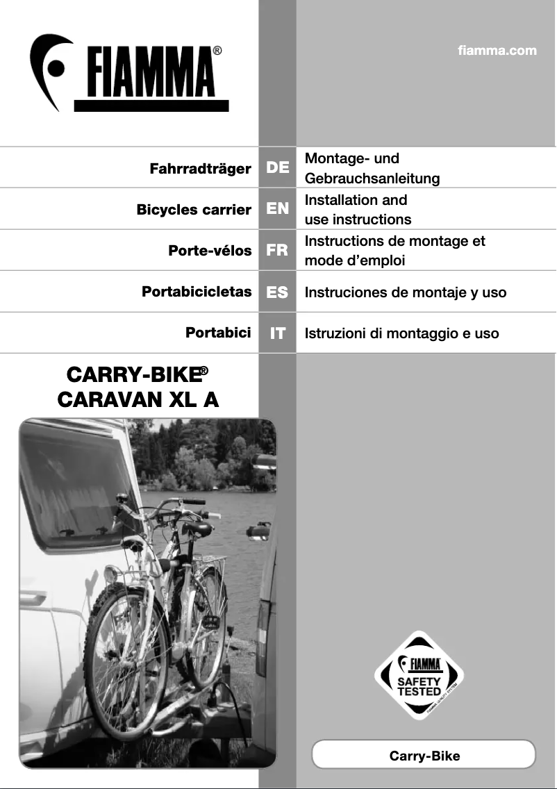 Image de la première page du manuel de l'appareil Carry-Bike XL A