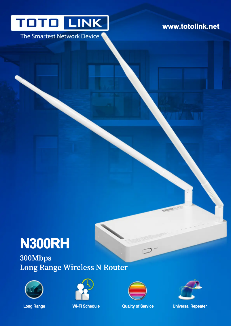 Image de la première page du manuel de l'appareil N300RH