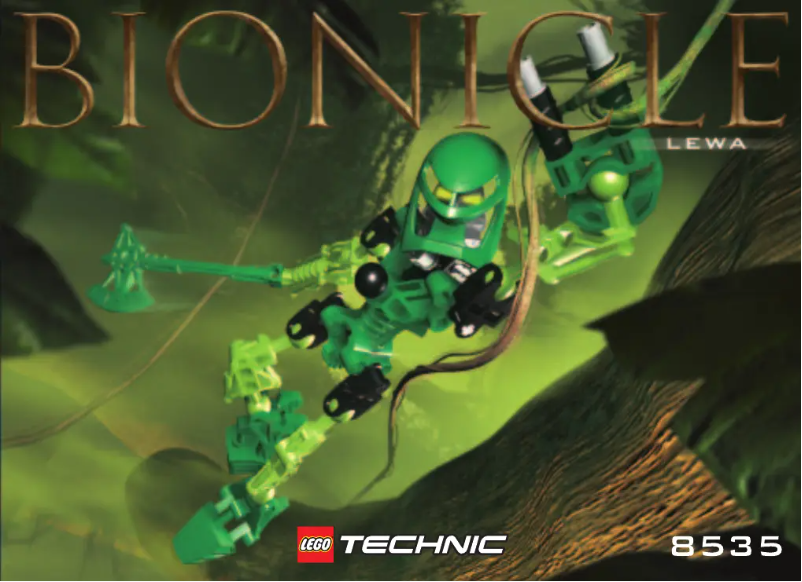 Page 1 de la notice Manuel utilisateur Lego Bionicle 8535