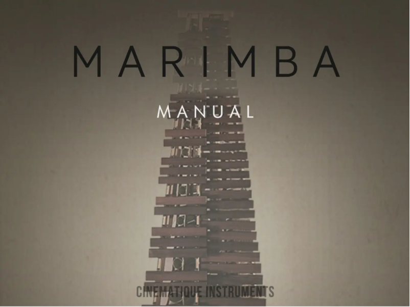 Image de la première page du manuel de l'appareil Marimba