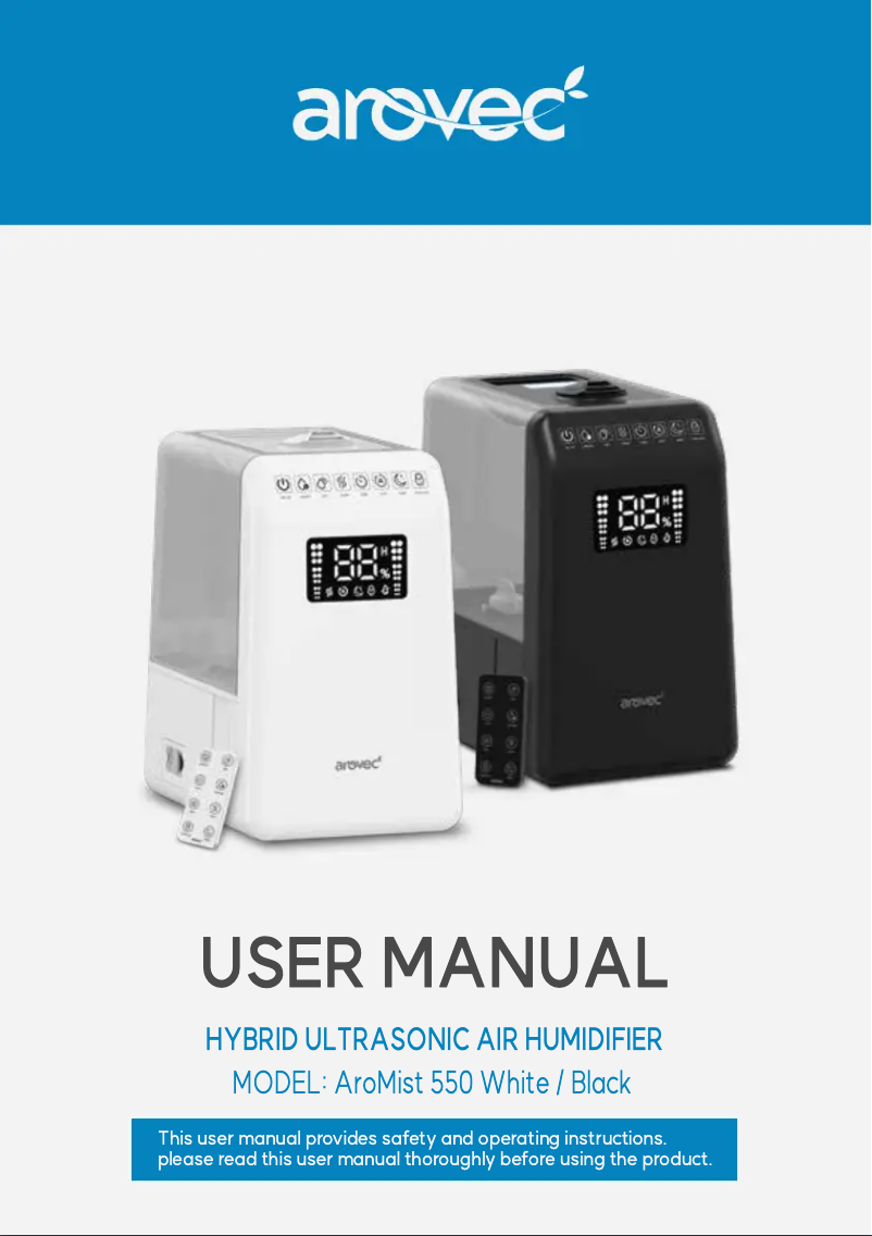 Image de la première page du manuel de l'appareil AroMist 550