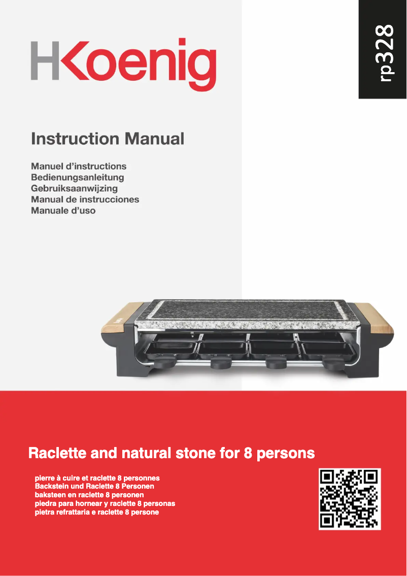 Image de la première page du manuel de l'appareil RP328