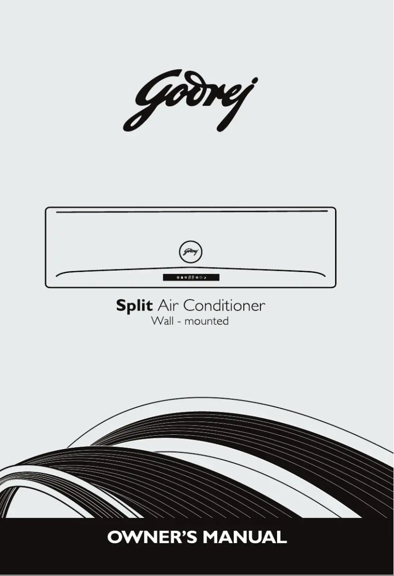 Page n°1 - Manuel utilisateur Godrej GIC 18WTC3- WSB